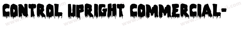 control upright commercial字体转换